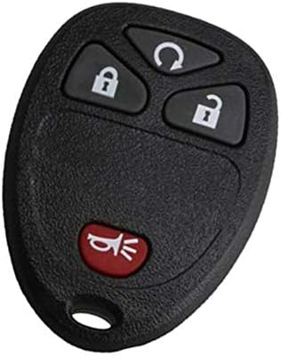 kaaka 4 Düğmeler Anahtarsız Uzaktan Anahtar Clicker Fob Araba Anahtarı Anahtarı ıçin GMC Chevy Silverado Oto Araç Anahtarı