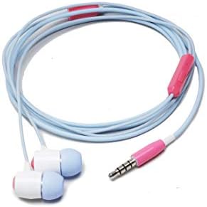 Akıllı Telefonlar için Ashley Mary Kablolu Kulaklık-Renk Bloğu Pembe / Beyaz / Mavi Kulaklıklar