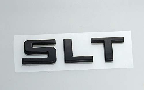 Çifti SLT Amblem 3D Rozeti Yapıştırıcı Geri Mektup Tabela Değiştirme İçin Sierra Yukon Kanyon 1500HD 2500HD 3500HD (Krom)
