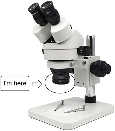 ZTBH Mikroskop Aksesuarları Kiti Stereo Mikroskop 0. 3X0. 5X0. 75 X Azaltma Lens Mikroskop Slaytlar (Renk: 1X)