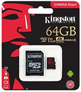 Profesyonel microSDXC 64GB, SanFlash ve Kingston tarafından Özel olarak Doğrulanmış LG Q7Card için çalışır. (80 MB / sn)