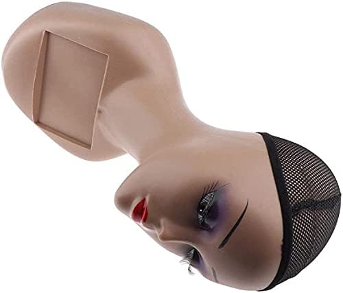 Manken Torso Vücut Kadın Manken Başkanı Pro Kozmetoloji Peruk Şapka Mücevherli Kolye Ekran Modeli