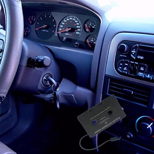 Araç Ses Bluetooth Kaset Aux Alıcısı, Dönüştürmek Araba Cevap Telefon Kaset Adaptörü USB Şarj, Bant Masası Bluetooth 5.0 Yardımcı