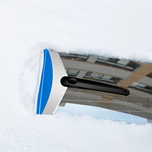 Kar küreği buz kazıyıcı araba Frost kar temizleme aracı kar silecek cam 2pcs için plastik saplı