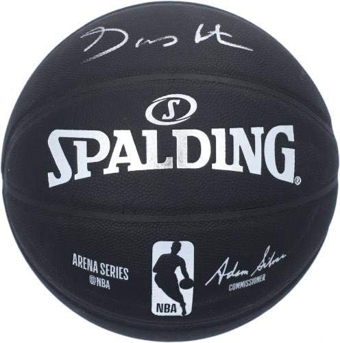 Gary Payton Seattle Supersonics İmzalı Siyah Spalding Kapalı / Açık Basketbol-İmzalı Basketbol Topları