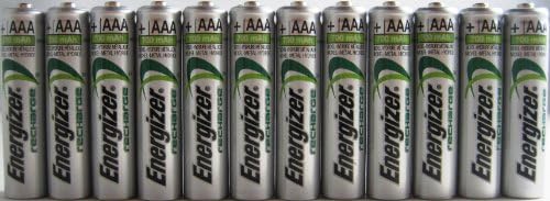 12 x Yeni Energizer AAA Şarj Edilebilir NiMH Pil 700 mAh 1.2 V