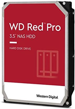 Western Digital 18 TB WD Red Pro NAS Dahili Sabit Disk HDD-7200 RPM, SATA 6 Gb / sn, CMR, 256 MB Önbellek, 3,5 - WD181KFGX