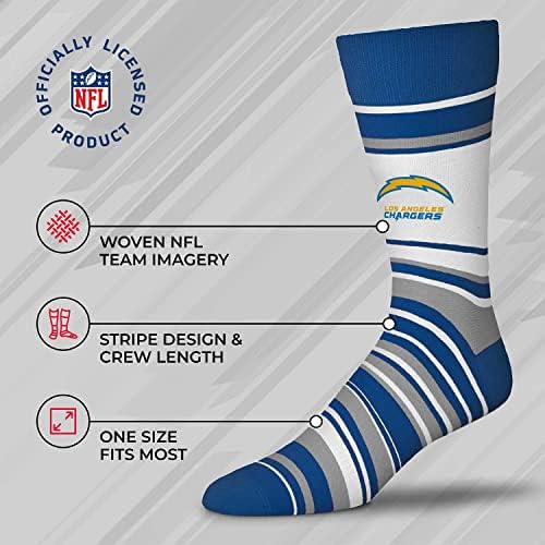 NFL Çizgili Elbise Çorapları, Bir Beden Erkek Kadın Gençlik için Çoğu Ayakkabıya Uyar, Oyun Günü Kıyafetleri