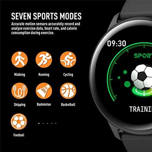 UTLJPW Akıllı İzle Womens, Erkekler Yapmak ve Bluetooth Aramaları Almak Aktivite Spor Izci Müzik Çalar Iş Smartwatch Hava Tahmini