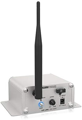 Yüksek Performanslı Stereo Ses Yayını için Klark Teknik AİR Link DW 20BR Bluetooth Kablosuz Stereo Alıcı