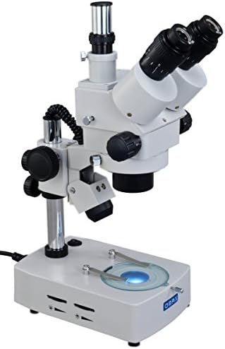 OMAX 3.5 X-90X Trinoküler masa standı Stereo Mikroskop ile Çift aydınlatma sistemi ve Ek 54 LED halka ışık