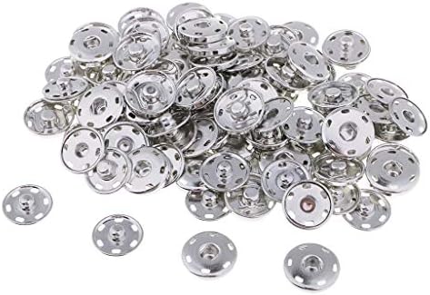 Esquirla Toptan 100 adet 21mm Metal Düğmeler Çıtçıt Giyim Çanta Delik Onarım