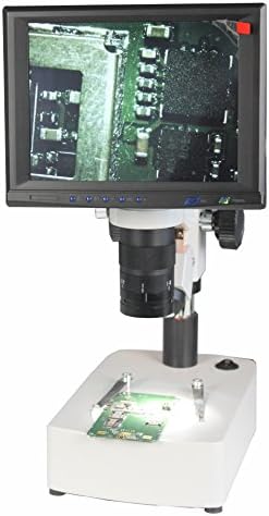 BestScope BLM-310 Dijital Stereo Zoom Mikroskop ile 8 TFT LCD, 17.78 x-124x Büyütme, 0.7 x-4.9 x Zoom Objektifi, Üst LED Aydınlatma,