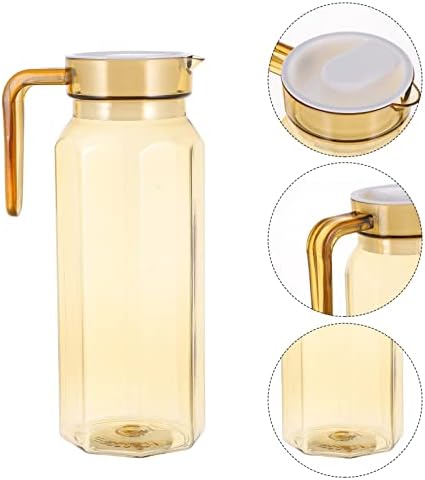 Veemoon 1. 1L Saplı su sürahisi su sürahisi Suyu Sürahi İçecek için Kapaklı ve Emzikli Buzlu çay Su için içecek Sürahisi Çay