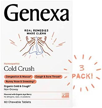 Genexa Grip Düzeltme - 60 Tablet - Çok Semptomlu Grip İlacı-Sertifikalı Vegan, Organik, Glutensiz ve GDO'suz-Homeopatik İlaçlar