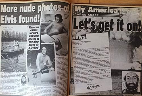 Usame Bin Ladin Haftalık Dünya Haberlerinde, Ekim. 9 Aralık 2001, Elvis'in Çıplak fotoğrafları ve daha fazlası