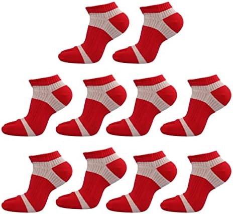 GEHIKIM Unisex Beş parmak Çorap Kısa Tüp Çorap Spor Çorap Rahat Bölünmüş Ayak Çorap (5 Pairs)