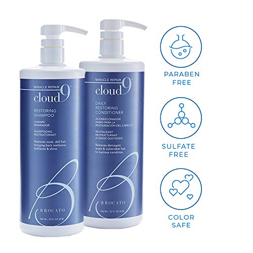 Brocato Cloud 9 Onarıcı Şampuan (Şampuan + Saç Kremi Duo)