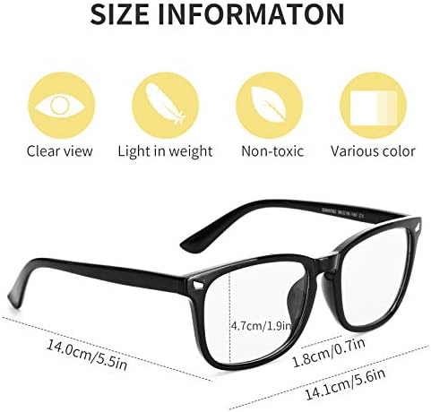 JAEZZİY mavi ışık engelleme gözlük-Bilgisayar oyun/okuma gözlüğü için kadın erkek, Anti göz yorgunluğu ve UV parlama