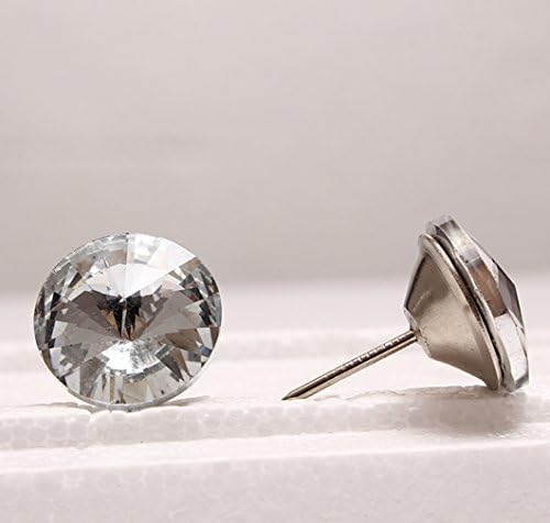 Dekoratif Başlık Kristal Düğmeler Çivili Dikiş Ürünleri 18MM (1000 adet Paket)