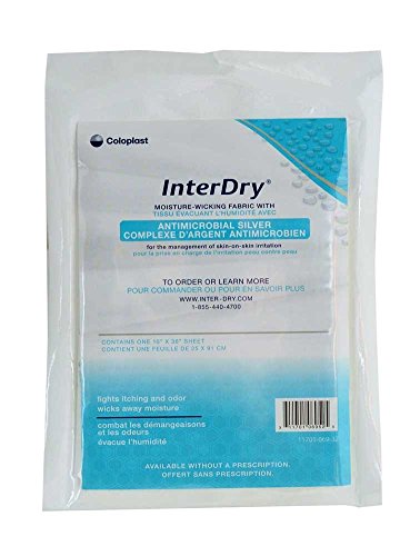 Antimikrobiyal Gümüş Kompleksli DSS Coloplast InterDry Tekstil 10 x 36 (1Each)