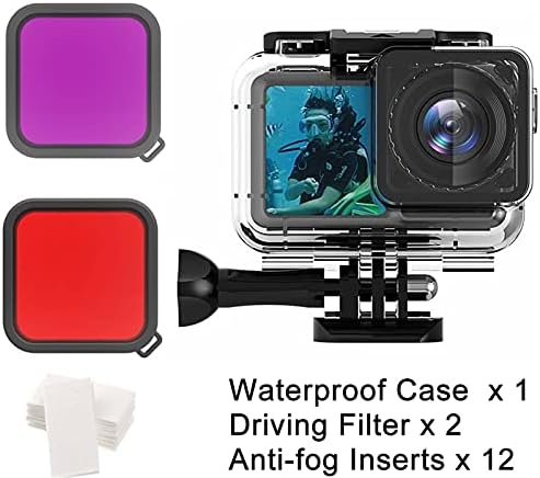 Hdsjakl 1 pc 61 M Su Geçirmez Kılıf için DJI Osmo Eylem Kamera Aksesuarları Sualtı Dalış Su Geçirmez muhafaza Kılıf (Renk: