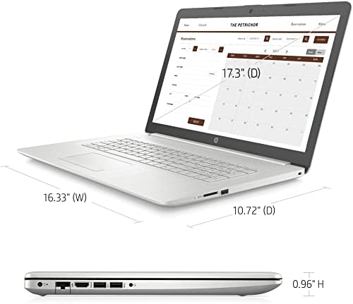 2021 En Yeni HP iş Dizüstü Bilgisayarı, 17,3 HD Parlama Önleyici Ekran, Intel 11. Nesil Core i3-1115G4 (>i5-1035G4), 9 saat