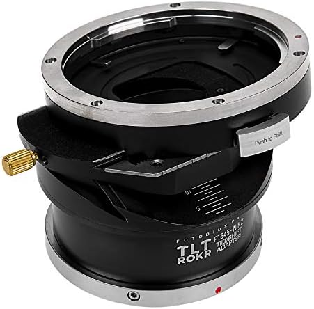 Fotodiox Pro TLT ROKR ile Uyumlu Tilt / Shift Lens Montaj Adaptörü ile uyumlu Pentax 645 (P645) Dağı Lensler Nikon Z-Montaj