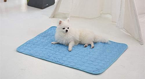 Pet Mat Köpek Buz Ipek Mat Battaniye, Yıkanabilir Buz Ipek Pet Kendinden soğutma matı, kedi ve Köpek yatak Kulübesi çekyat