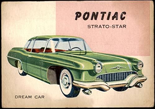 1954 Topps 171 BLU Pontiac Strato-Yıldız (Kart) (Mavi Arka) İYİ