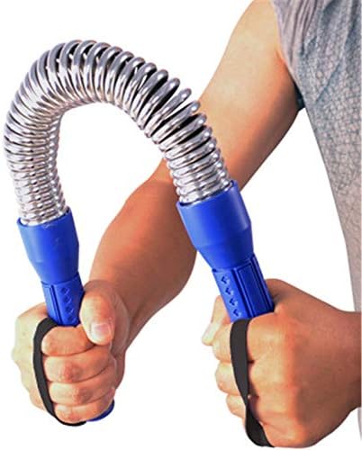 Kuvvet Antrenmanını Güçlendirmek için Yay Gücü Twister Bar Göğüs Direnci Kol Oluşturucu (30kg ila 60kg) (Renk: Mavi, Boyut: