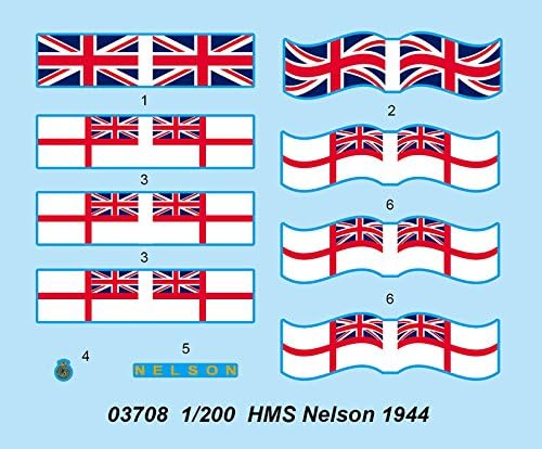 1/200 Trompetçi HMS Nelson 1944 Model Seti