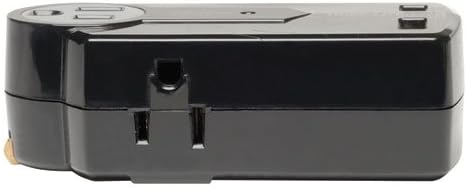 Tripp Lite 3 Çıkışlı Taşınabilir Dalgalanma Koruyucusu, Çift Bağlantı Noktalı USB Şarj Cihazı (Toplam 2.1 A), Duvara Monte
