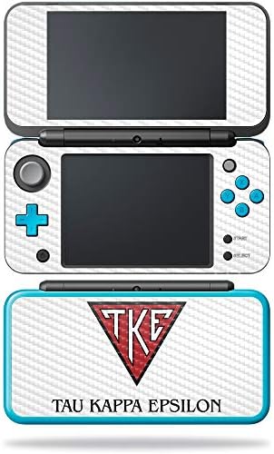 Nintendo Yeni 2DS XL için MightySkins Karbon Fiber Cilt-Tau Kappa Epsilon Klasik / Koruyucu, Dayanıklı Dokulu Karbon Fiber