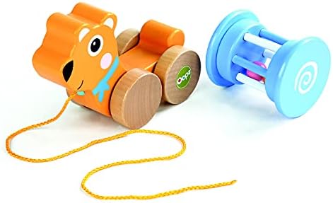 Pull Toy / OOPS® / Pull & Fun Yürümeye Başlayan Çocuk Oyuncağı, Ayı