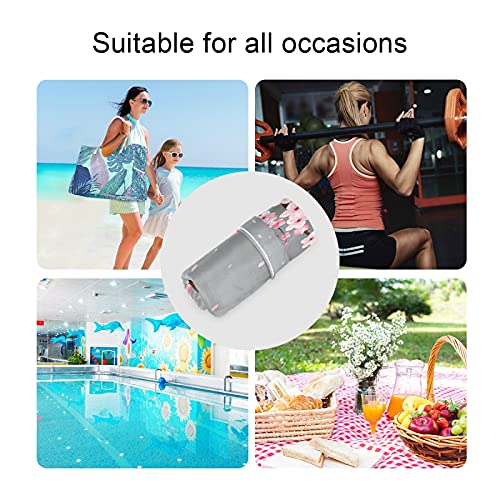 2 adet Bez Bebek Bezi ıslak kuru çanta Su Geçirmez Çiçek Çiçek Kiraz Çiçeği Kullanımlık Yıkanabilir Seyahat Plaj Yoga spor