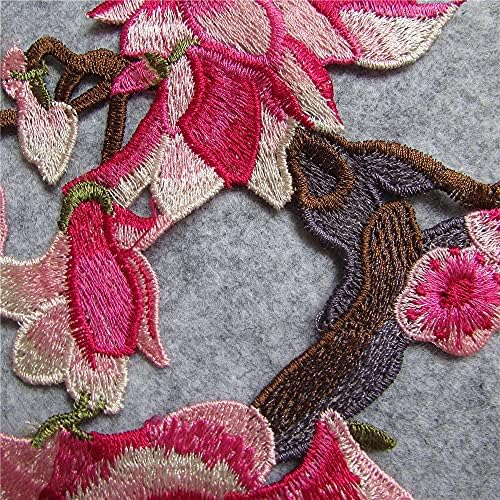 JYDQM Pembe Süslemeleri 1 adet Dantel Yaka Güzel Çiçek Dantel Aplike Trim, Dantel Kumaş Dikiş Malzemeleri El Sanatları