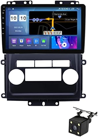Naturl Android 10/11 9 İnç 2 Din Araba Stereo Nissan Frontier 09-12 için CarPlay ve Android Oto ile uyumlu, dokunmatik Ekran