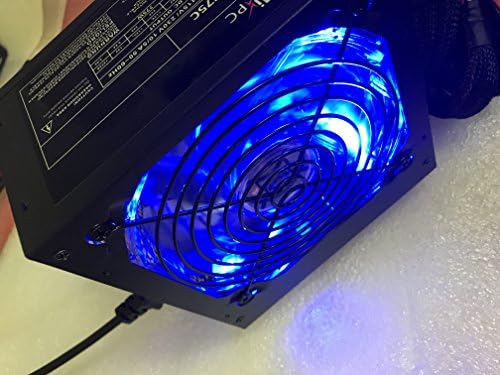 KDMPOWER MI-X8775CD 750 W Sessiz Büyük Fan ızgara Mavi LED Oyun ATX Güç Kaynağı