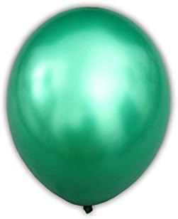 Shatchı 12 adet 12 Metalik Yeşil Renk Lateks balonlar doğum günü partisi kutlamaları