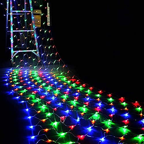 L-zarif Led peri ışıkları, açık Net ışık su geçirmez dize ışıkları ile 8 modları, noel örgü ışıkları için parti yatak odası
