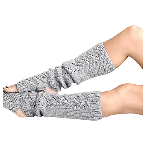 Helloby bacak ısıtıcıları Kadınlar için 80 s Nervürlü Örgü bacak ısıtıcısı Custume Bayan bacak ısıtıcıları Spor sıcak tutan
