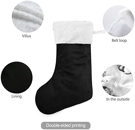 xigua 3D Kurt Noel Çorap 17.7 İnç Hediye Sahipleri için Parti Tatil Süslemeleri Süsler (1 Paket)