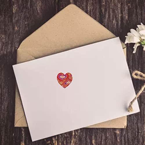 Kalp Çıkartmalar Etiketler, Sevgililer Günü Mevcut Etiketleri Rulo, yapıştırıcı Renkli Aşk Etiket Çıkartmaları Hediye Düğün