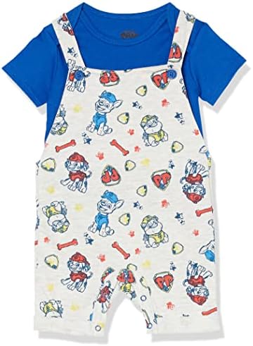 Nickelodeon erkek bebek Pençe Devriye T-shirt ve Bodysuit Shortall Seti
