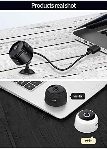 Mini Zarif Kızılötesi Gece Görüş Kablosuz Kamera, 90 Derece Görüş Açısı ile WiFi Kamera, Ev veya Ofis için Uygun, Her Zaman