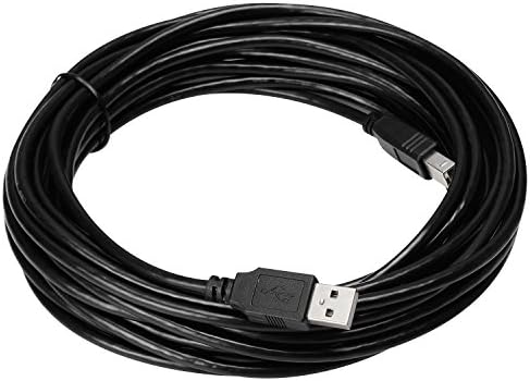 20 ft Siyah için WAWPI USB Yazıcı Kablosu A'dan B'ye