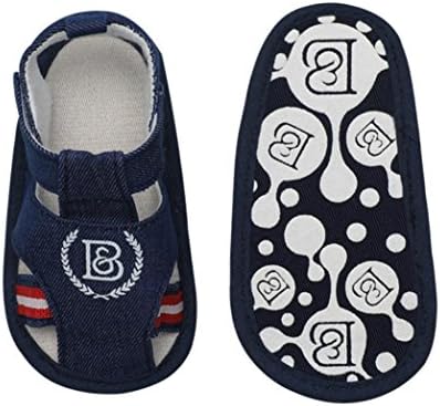 KONFA Yürüyor Bebek Bebek Erkek Kapalı Ayak Yumuşak Taban Sandalet, 0-18 Ay için, Yaz Çocuklar kaymaz Beşik Ayakkabı