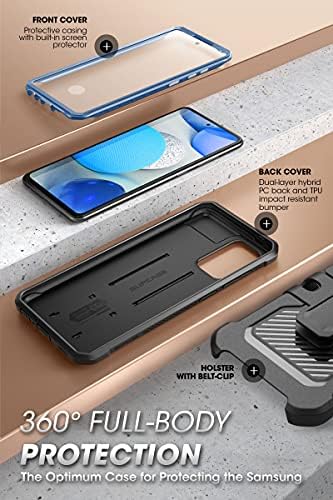 SUPCASE Unicorn Beetle Pro Serisi için Tasarlanmış Samsung Galaxy A52 4G / 5G (2021) Kılıf, Tam Vücut Sağlam Kılıf & Kickstand
