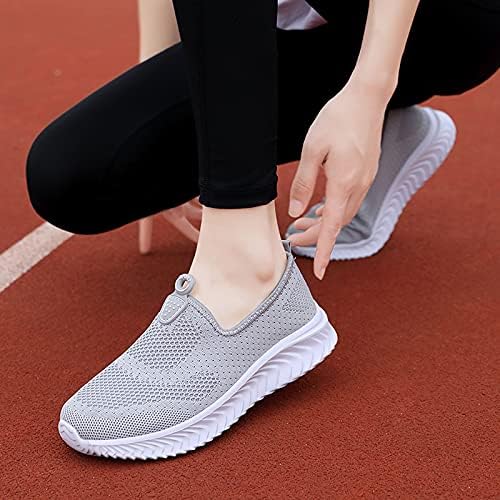 Kadın Örgü hava yastığı koşu ayakkabıları Hafif Tenis Sneakers spor ayakkabı Koşu Egzersiz Spor Salonu için
